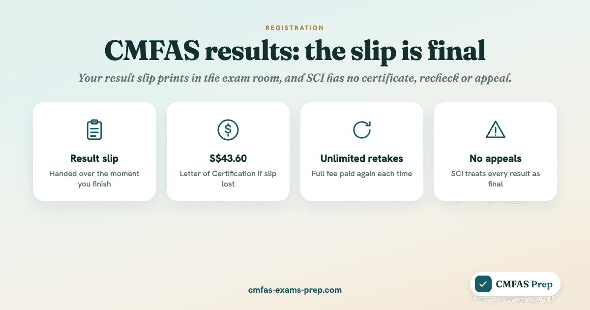 CMFAS exam results: the slip, retakes and what comes next