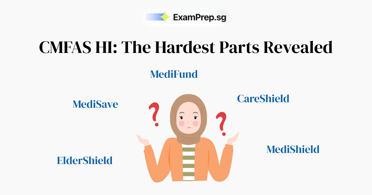 Is the CMFAS HI (Health Insurance) Exam Difficult? (The "Alphabet Soup" Trap)